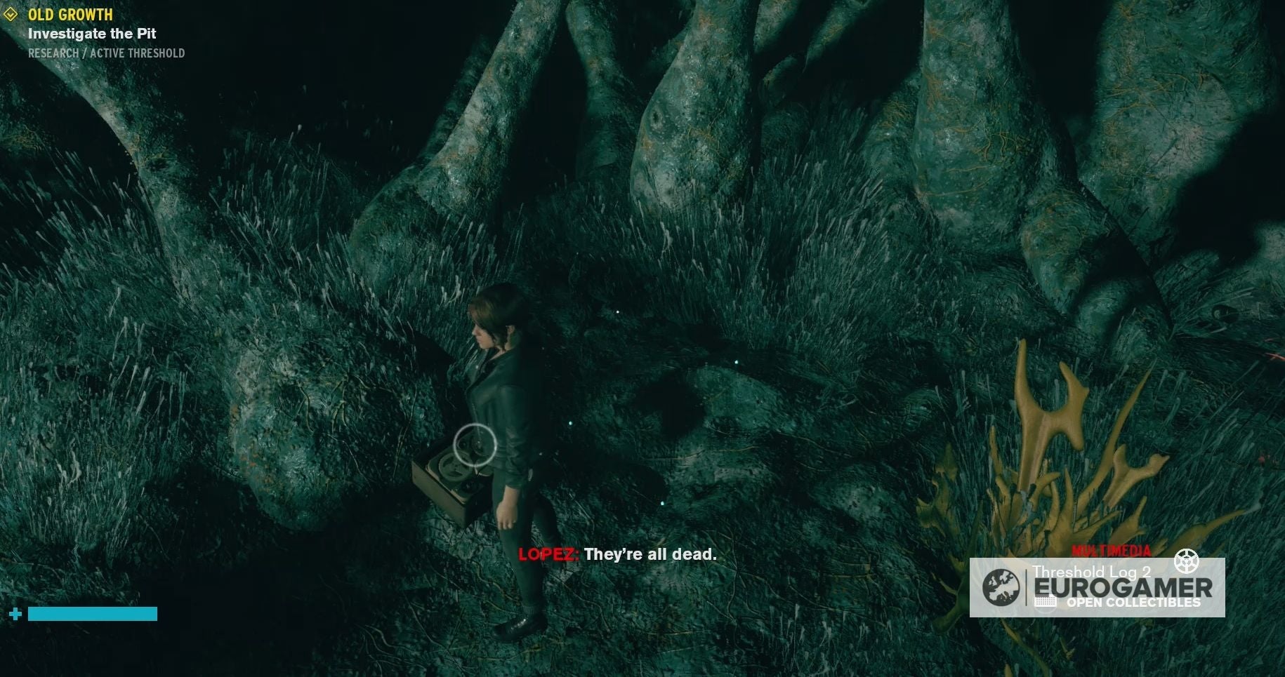 Control Old Growth finding the Mold samples and defeating Mold1